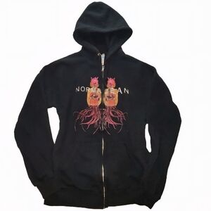 Norma Jean (Band) Vintage Sweatshirt Zip-Up Hoodie Large Unique Rare Josh Scogin